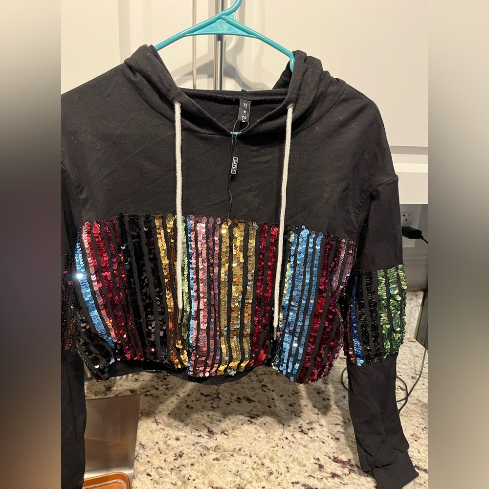 Sequin Hoodie